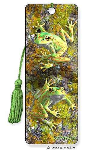 Artgame 3D Bell Frog Bookmark Featuring The Artwork of Royce B Mcclure - by Artgame - Image 1